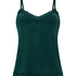 Camisole velours Dentelle, Vert