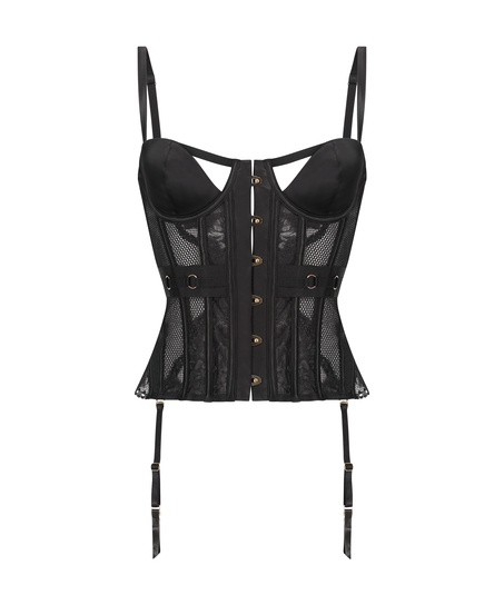 Bustier Pleasure, Noir