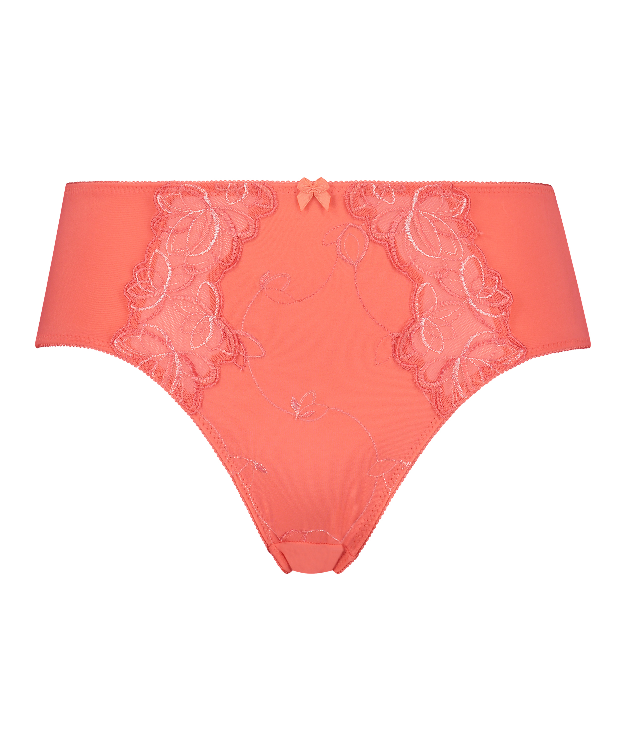Slip taille haute Diva, Rose, main