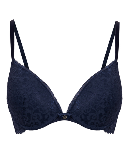 Soutien-gorge à armatures préformé push-up Marine, Bleu