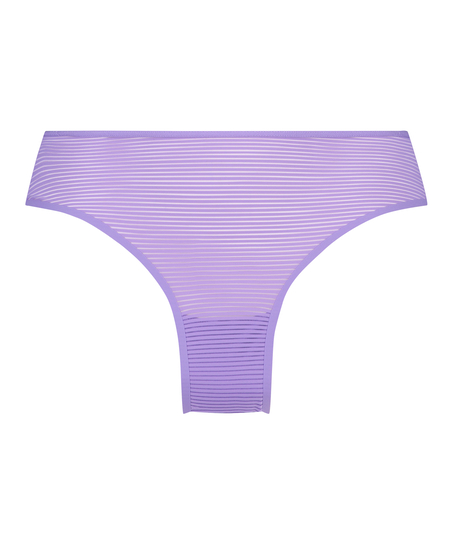 Slip brésilien invisible Stripe mesh, Vert