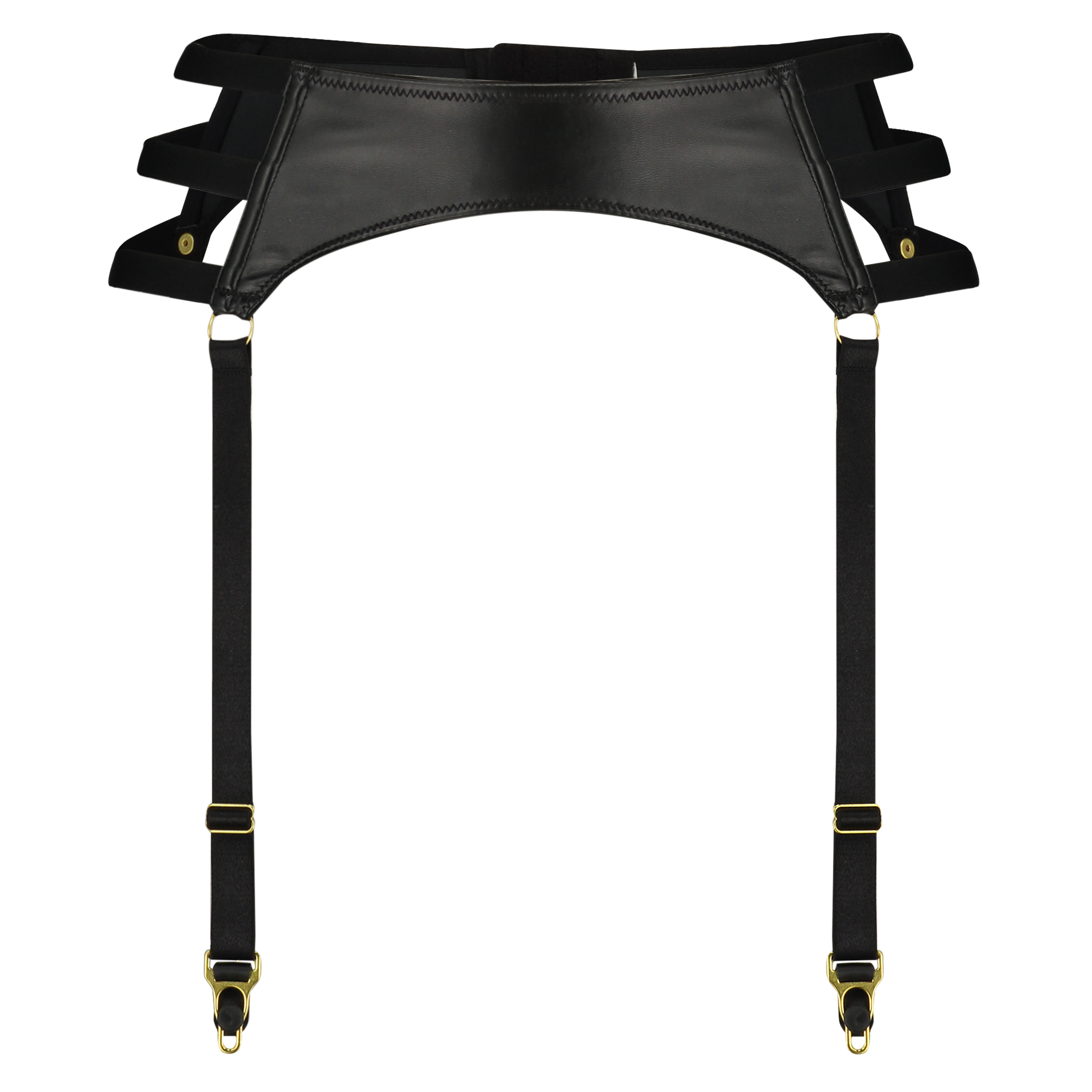 Jarretelles Shadow, Noir, main