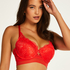 Soutien-gorge à armatures préformé Chione, Rouge