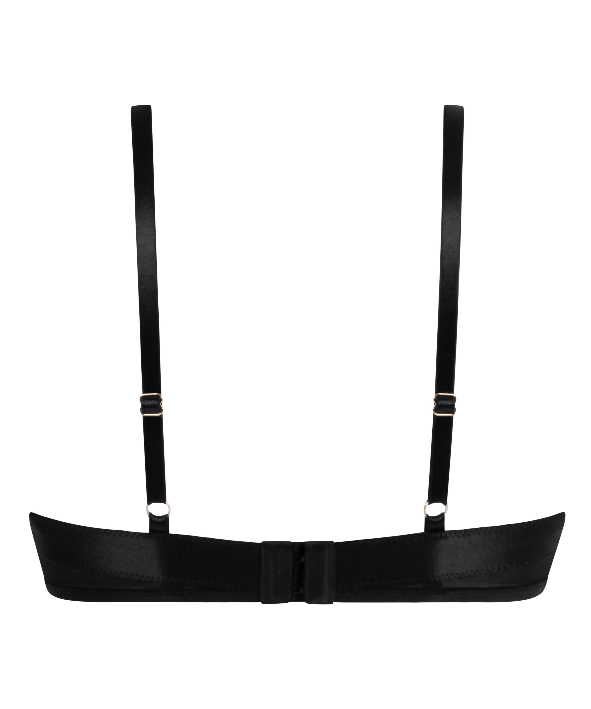 Soutien-gorge non-rembourré à armatures Nisha, Noir, main