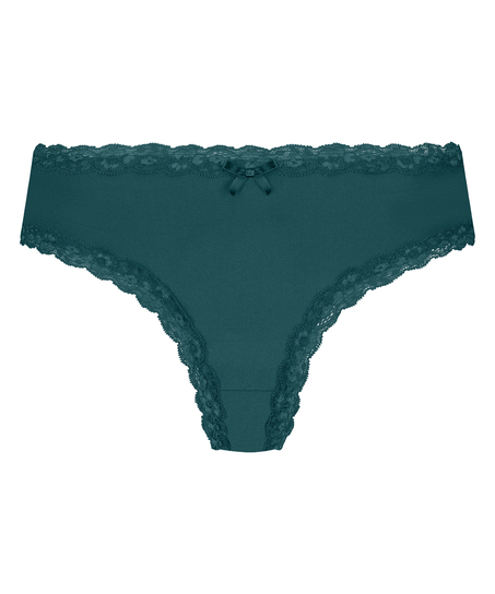 Slip brésilien V-shape mesh, Vert