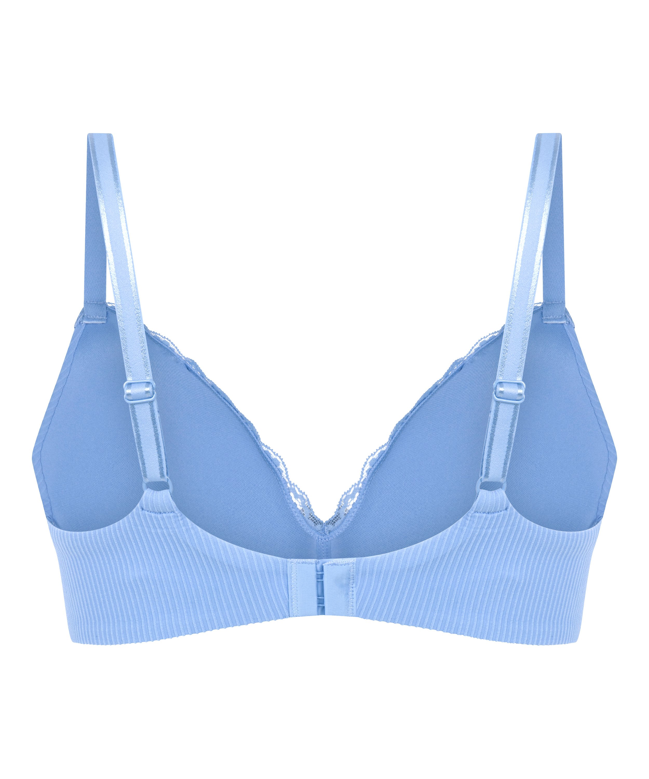 Soutien-gorge sans armature pr&eacute;form&eacute; Lola, Bleu, main