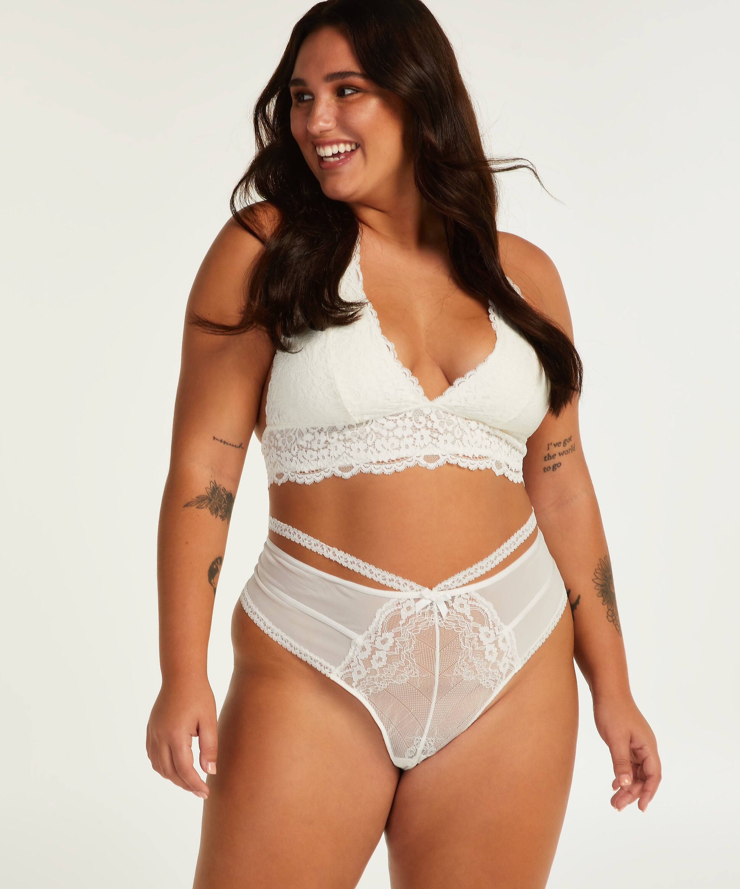 String Lorraine Curvy, Blanc