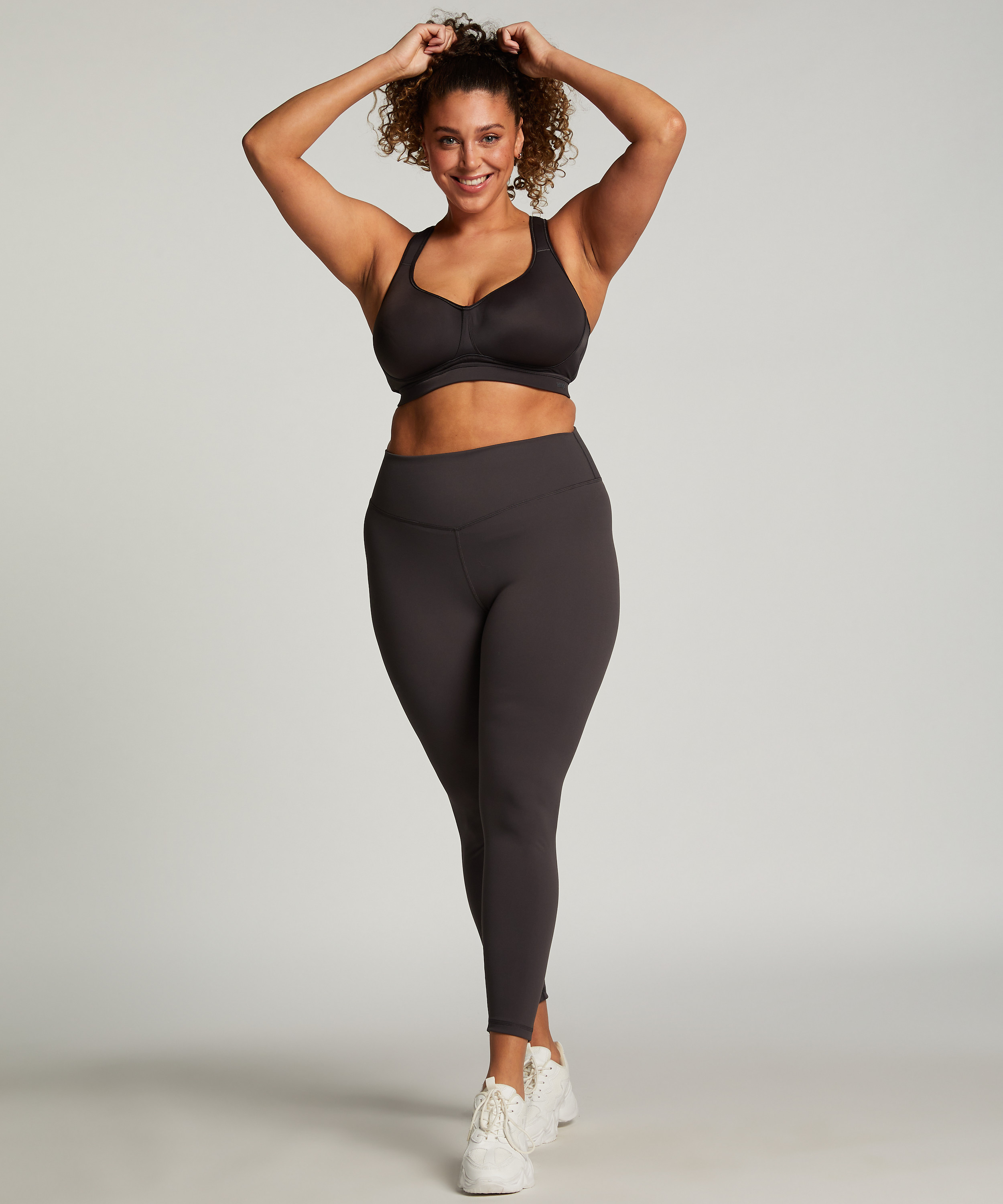 HKMX Soutien-gorge de sport The All Star Maintien niveau 2, Gris, main