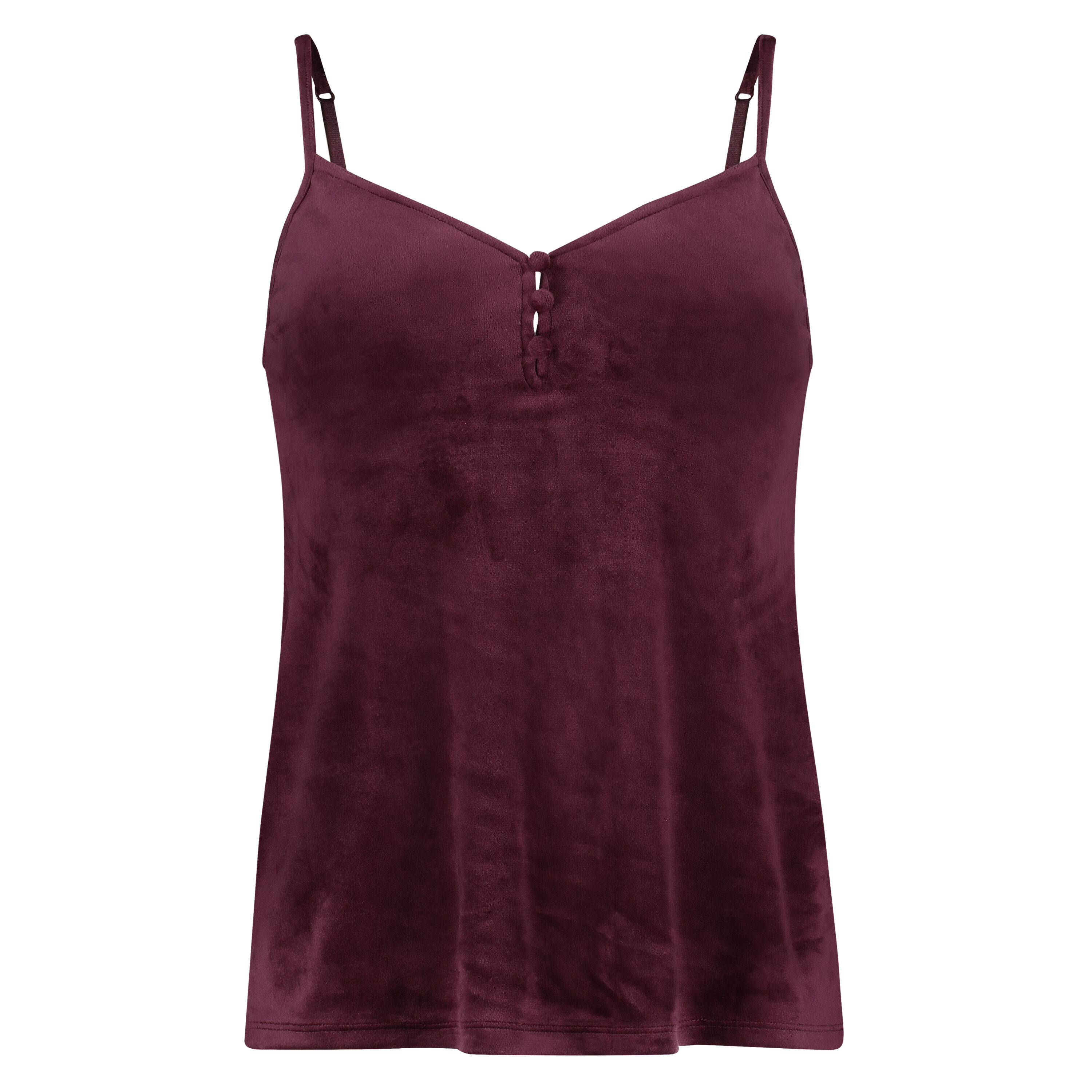 Camisole velours, Rouge