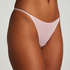 Slip brésilien jambes hautes Kaiden, Rose