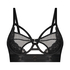 Soutien-gorge à armatures non-préformé longline Pleasure, Noir