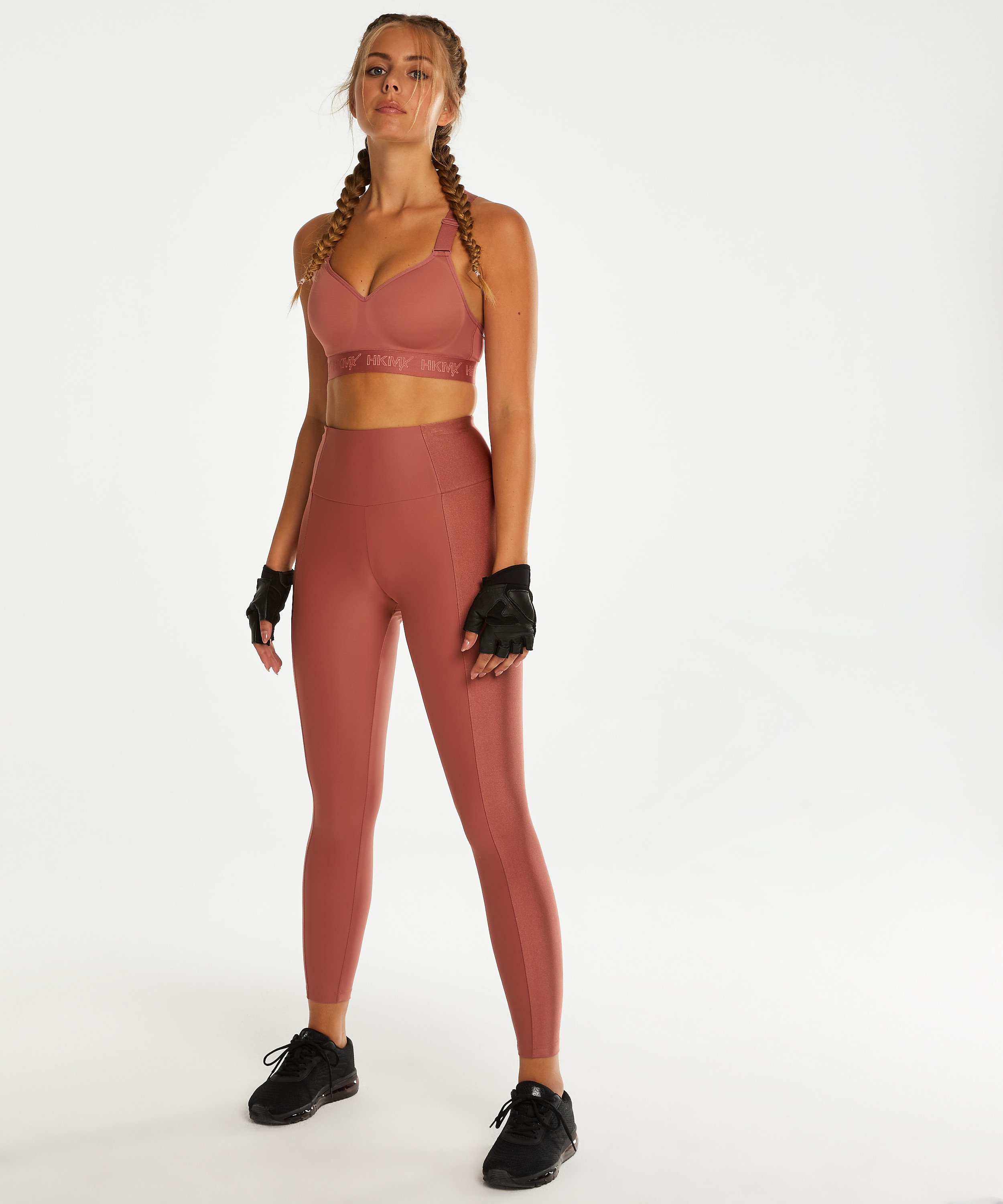 HKMX Soutien-gorge de sport The All Star Maintien niveau 2, Rose, main