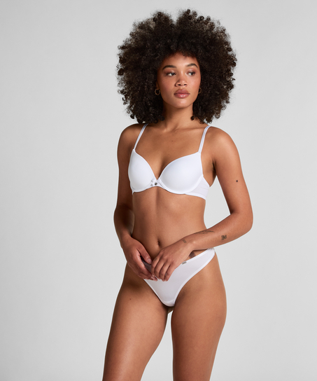 Soutien-gorge à armatures préformé Plunge, Blanc