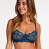 Soutien-gorge non-rembourré à armatures Isabelle, Bleu