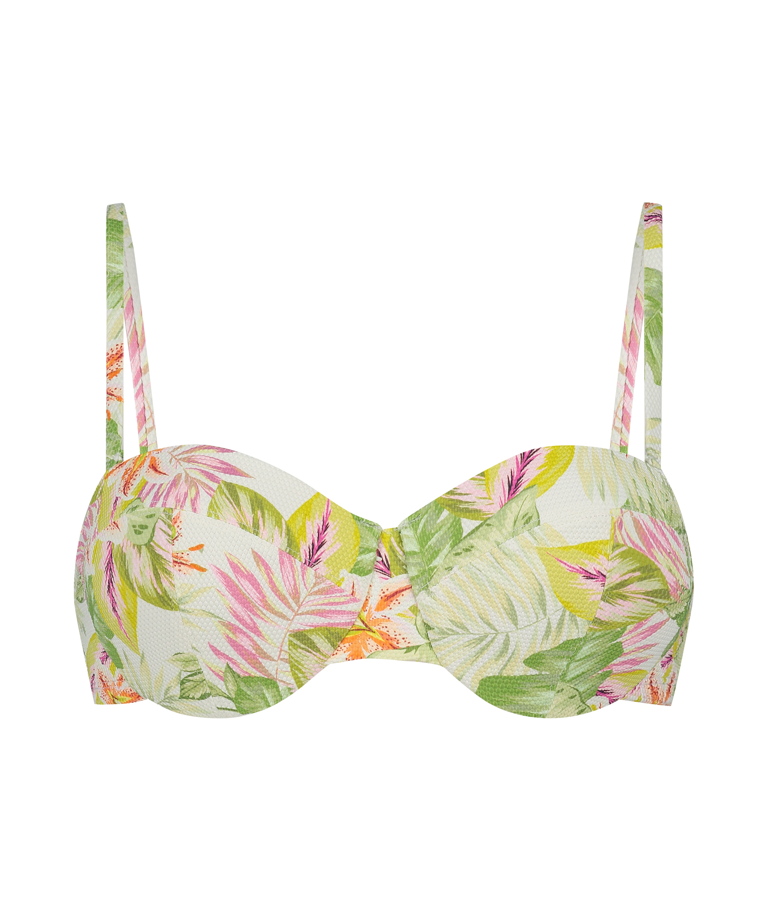 Haut de bikini Tropics Taille E +, Blanc, main