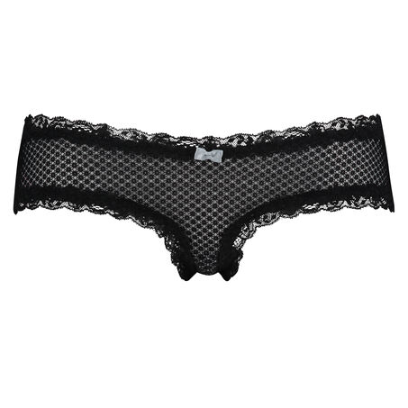 Slip br&eacute;silien V-shape mesh, Noir