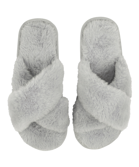 Chaussons Lia, Gris