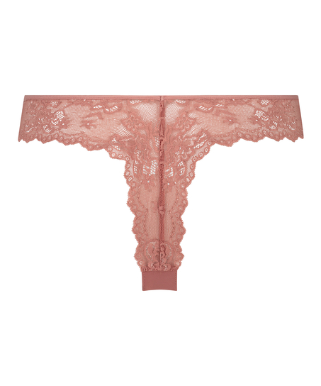 String Invisible Lace back, Rose