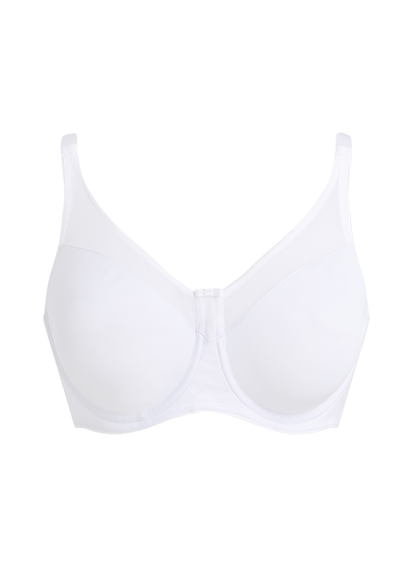 Soutien-gorge à armatures non-préformé minimiseur Nina, Blanc