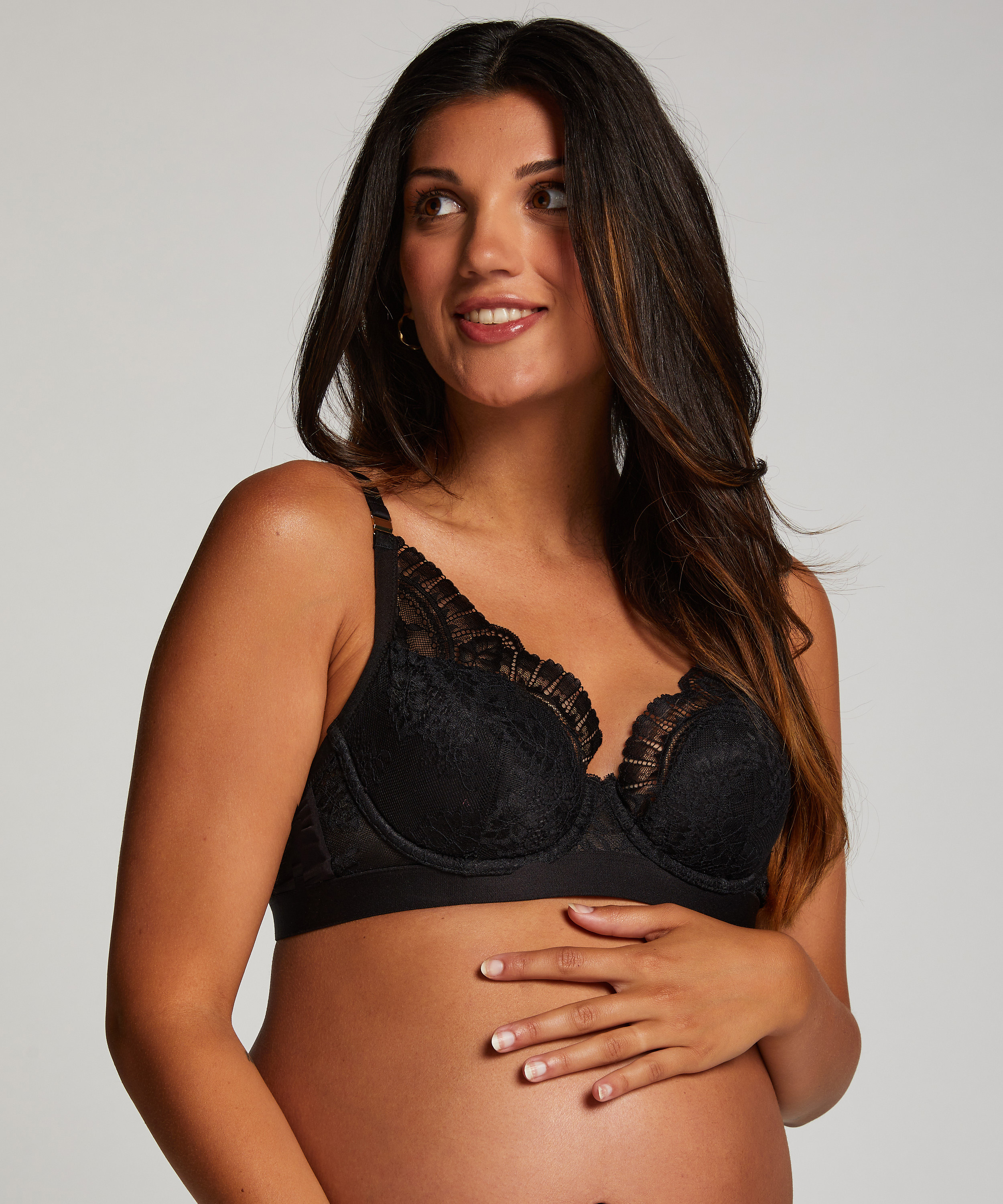 Soutien-gorge d’allaitement préformé Adelaide, Noir, main