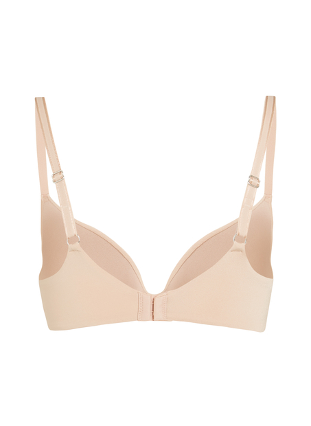 Soutien-gorge sans armatures pr&eacute;form&eacute; Mona, Beige