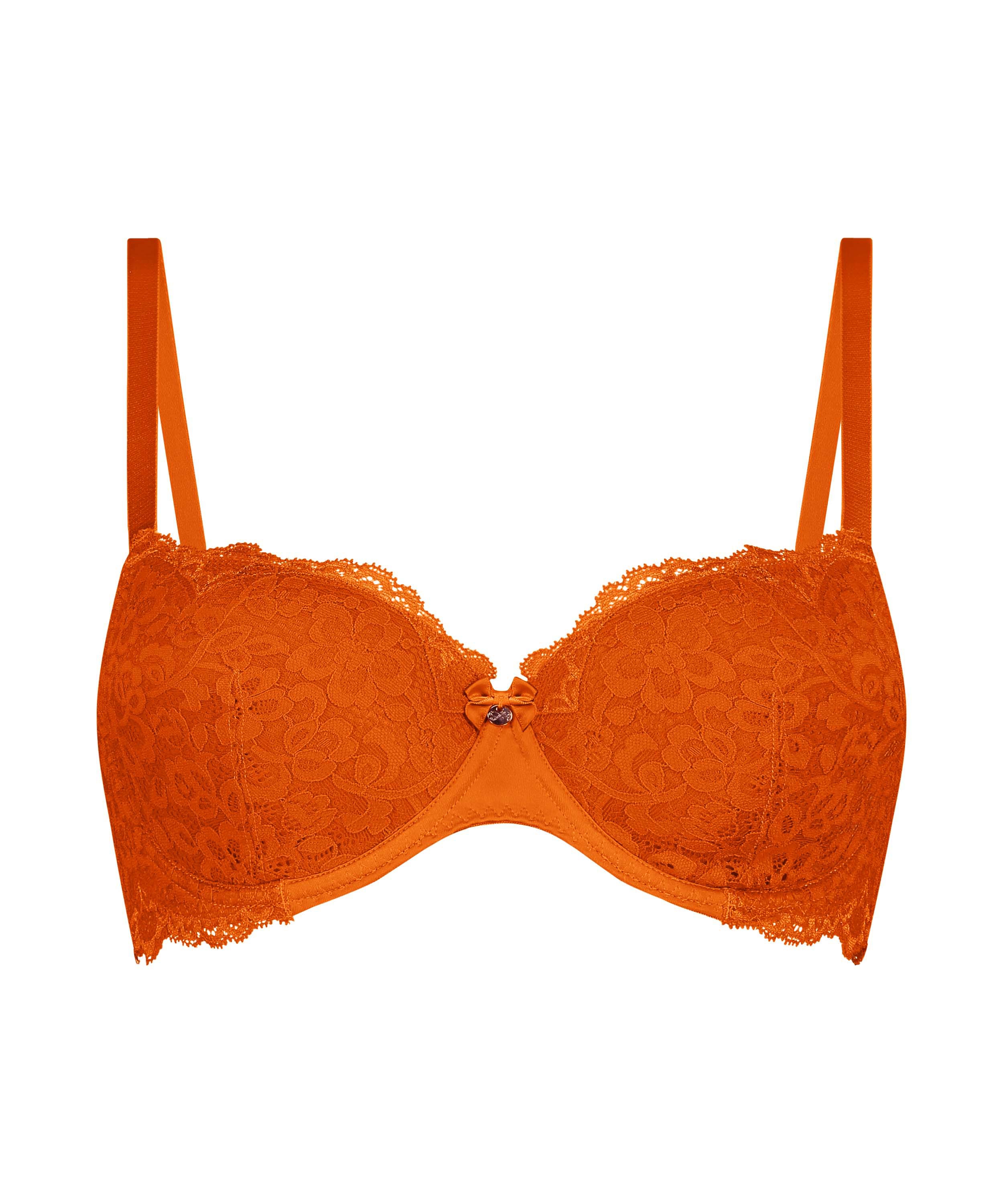 Soutien-gorge à armatures préformé Marine, Orange, main