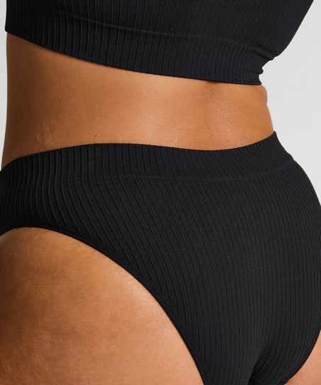 Slip br&eacute;silien Dianne, Noir