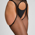 Private collants ouverts, Noir