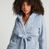 Peignoir Fleece, Bleu