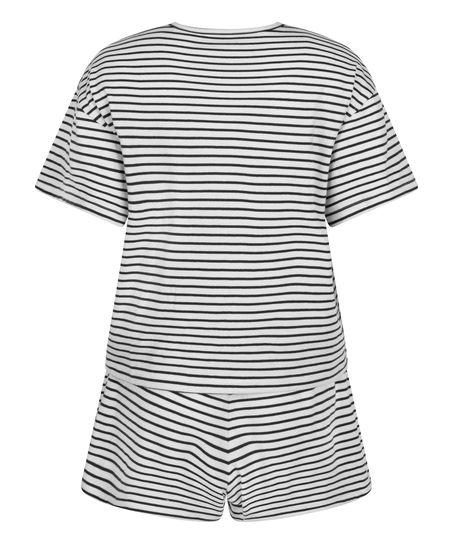 Pyjama-Set Jersey, Bleu