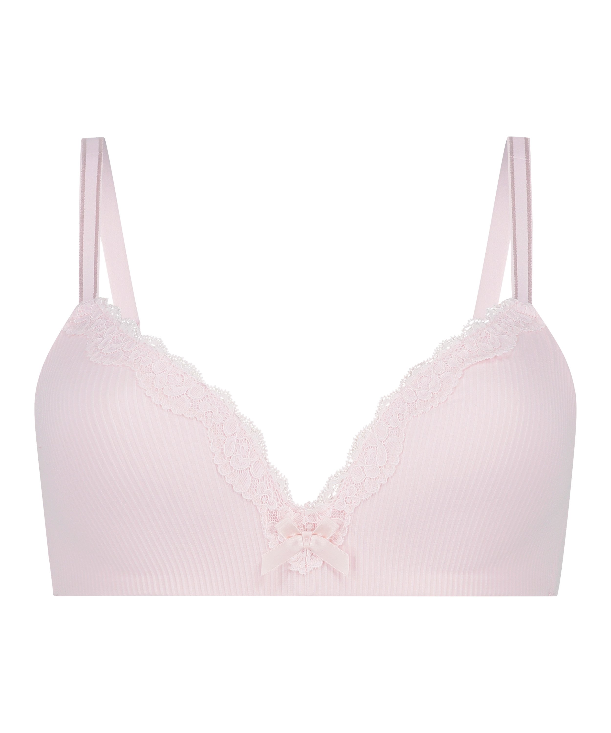 Soutien-gorge sans armature pr&eacute;form&eacute; Lola, Rose, main