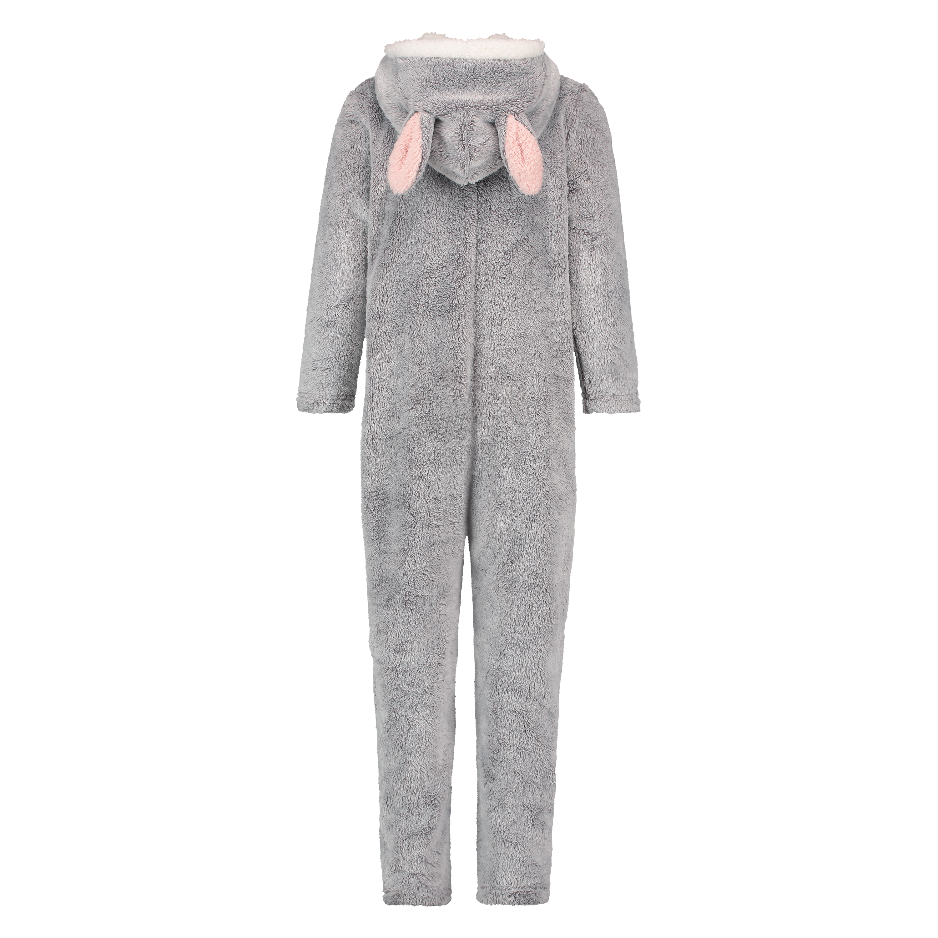 Fleece Onesie Kids, Gris, main