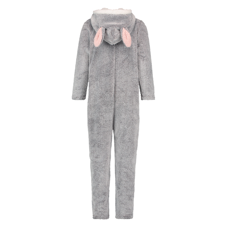Fleece Onesie Kids, Gris