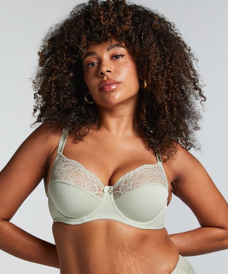 Soutien-gorge &agrave; armatures non-pr&eacute;form&eacute; Sophie, Vert