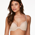 Soutien-gorge à armatures préformé Satin fleece, Beige