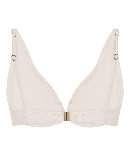 Haut de bikini Crochet, Blanc