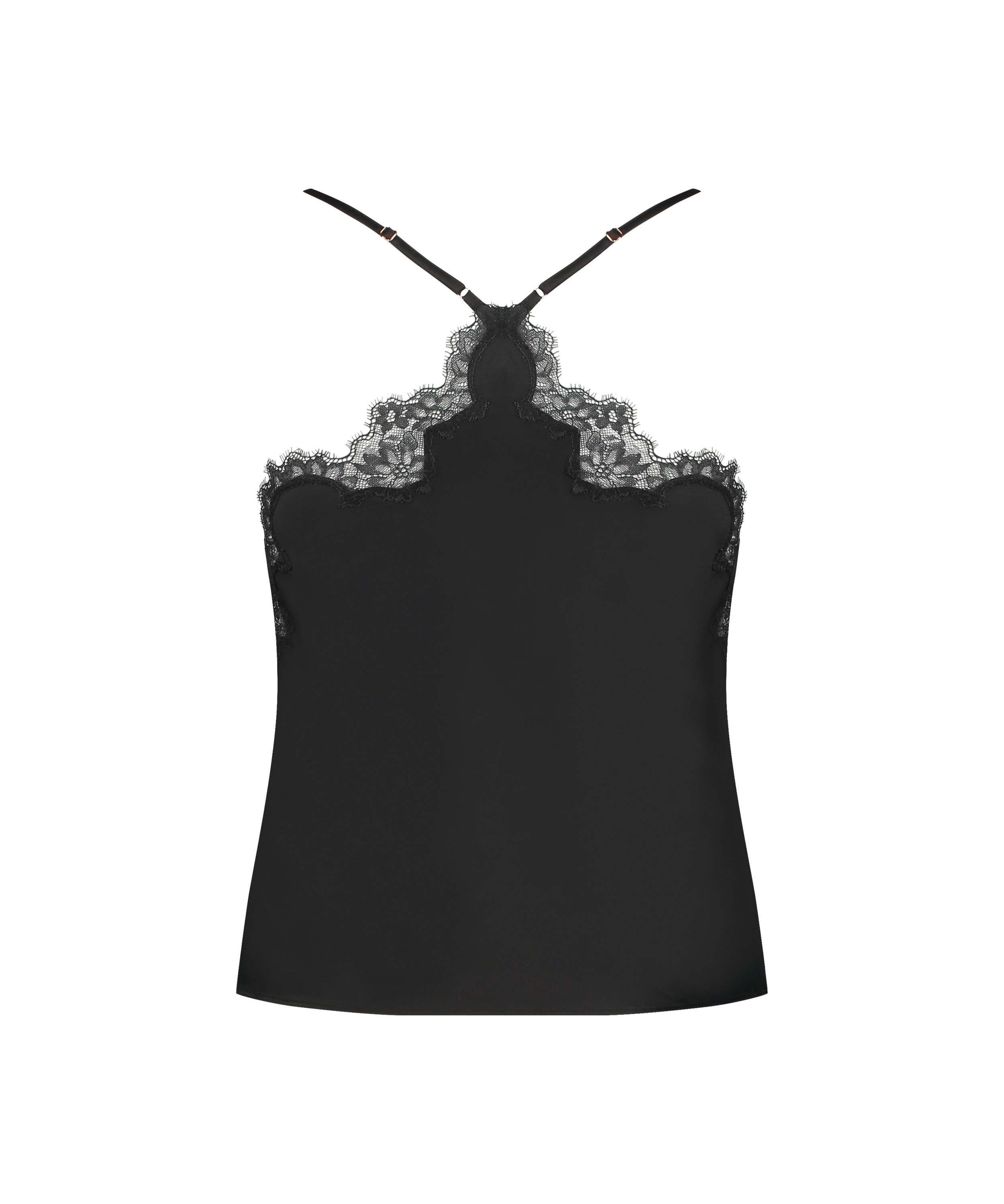 Débardeur en dentelle Sophia, Noir, main