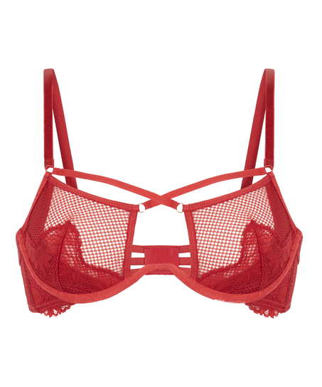 Soutien-gorge à armatures non-rembourré Milana, Rouge