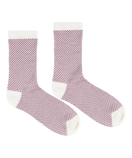 Chaussettes courtes en modal, Violet