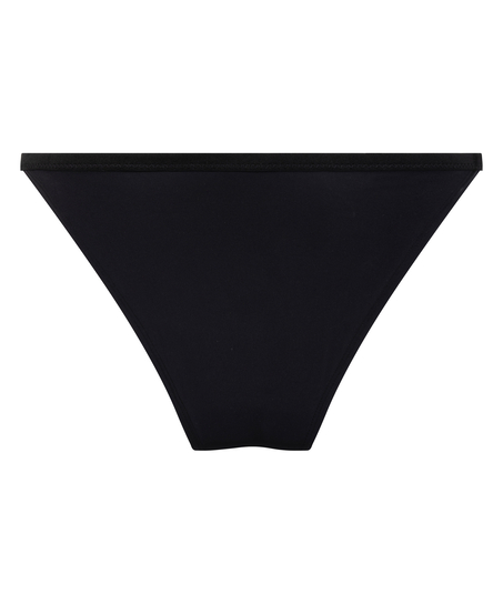 Slip brésilien Lea Lace, Noir
