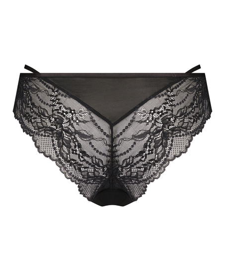 Slip brésilien Anna, Noir