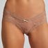 Slip brésilien V-shape mesh, Marron