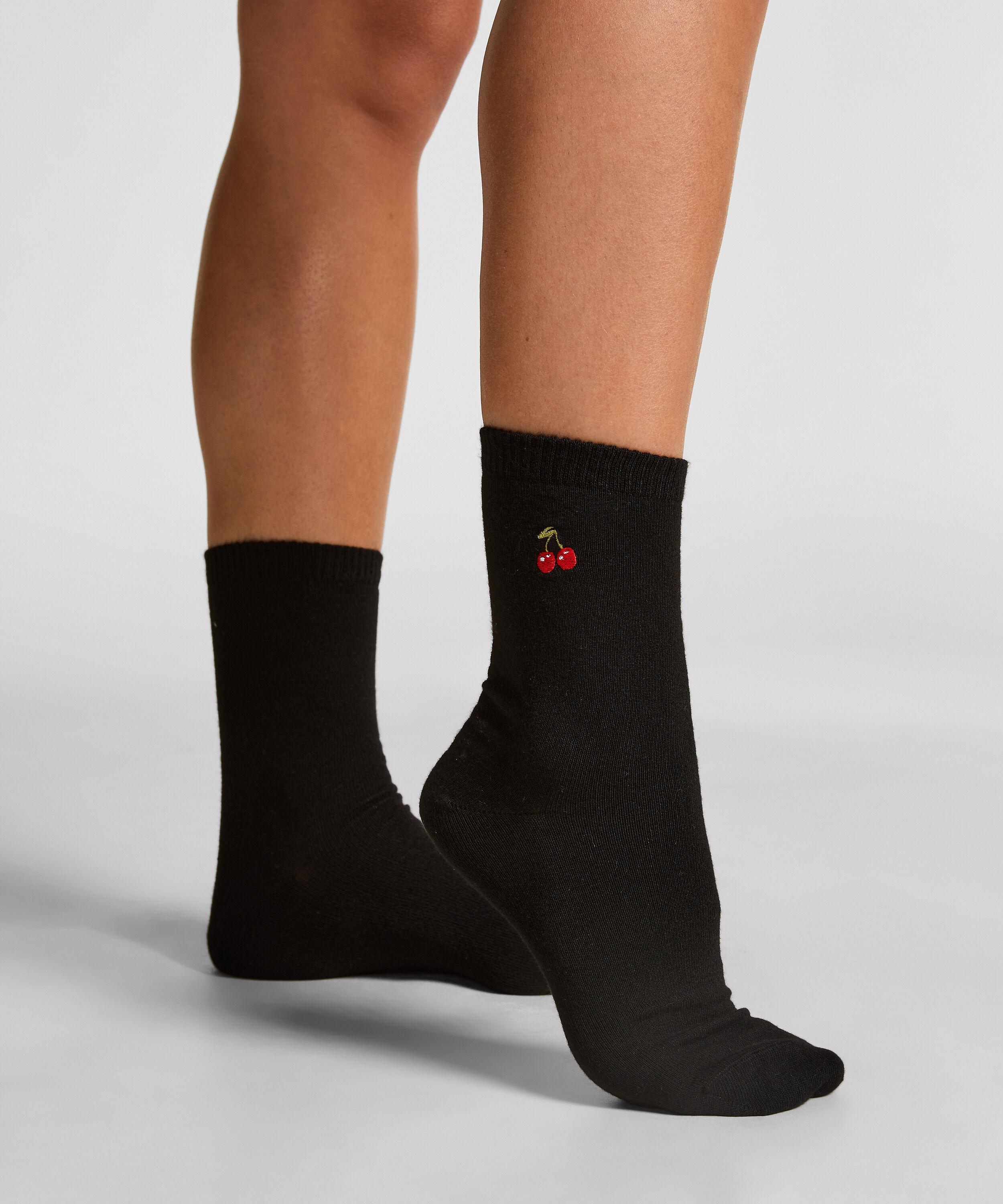 Chaussettes courtes en modal, Noir Chaussettes courtes en modal, Noir