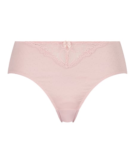 Slip taille haute Sophie, Rose