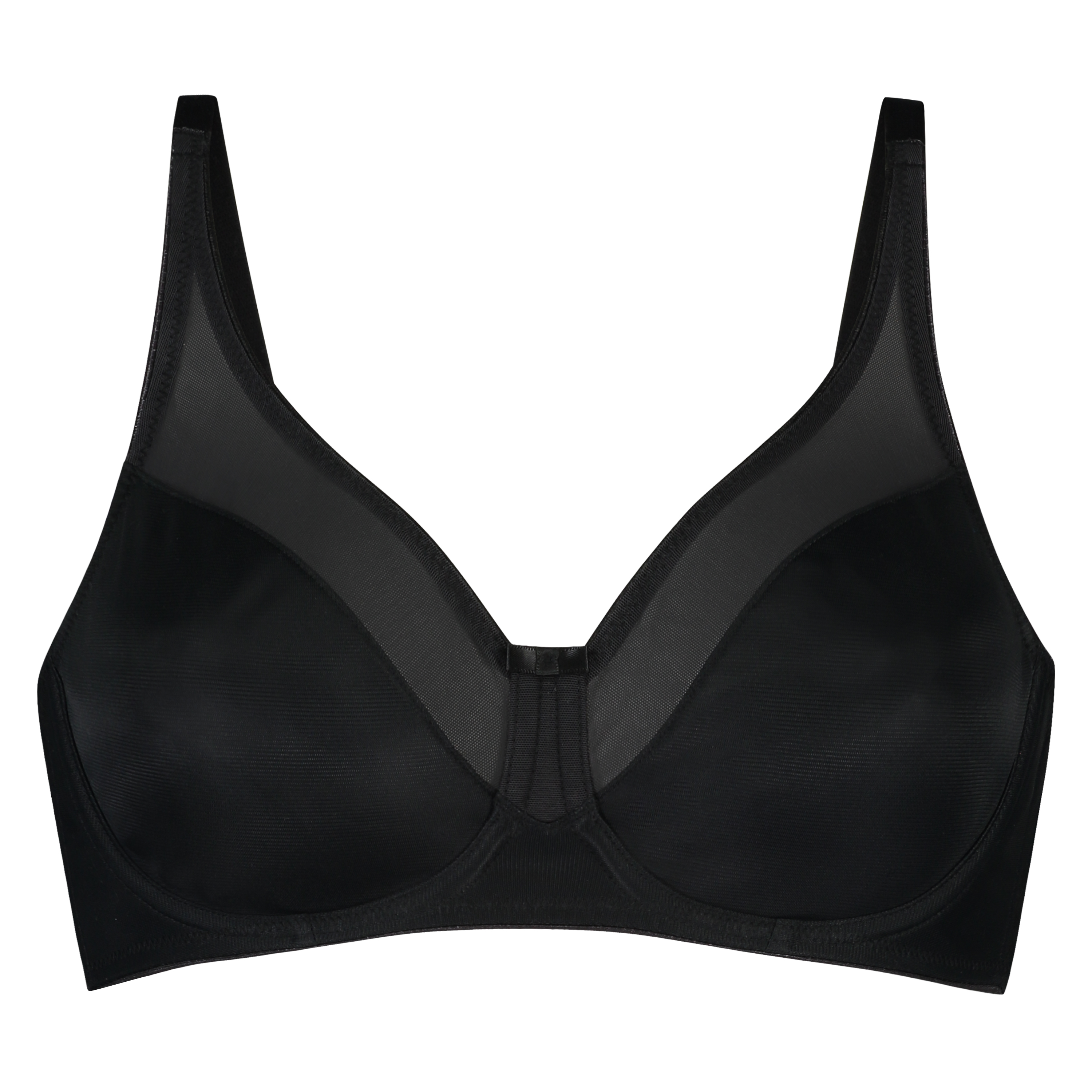Soutien-gorge à armatures non-préformé minimiseur Nina, Noir, main
