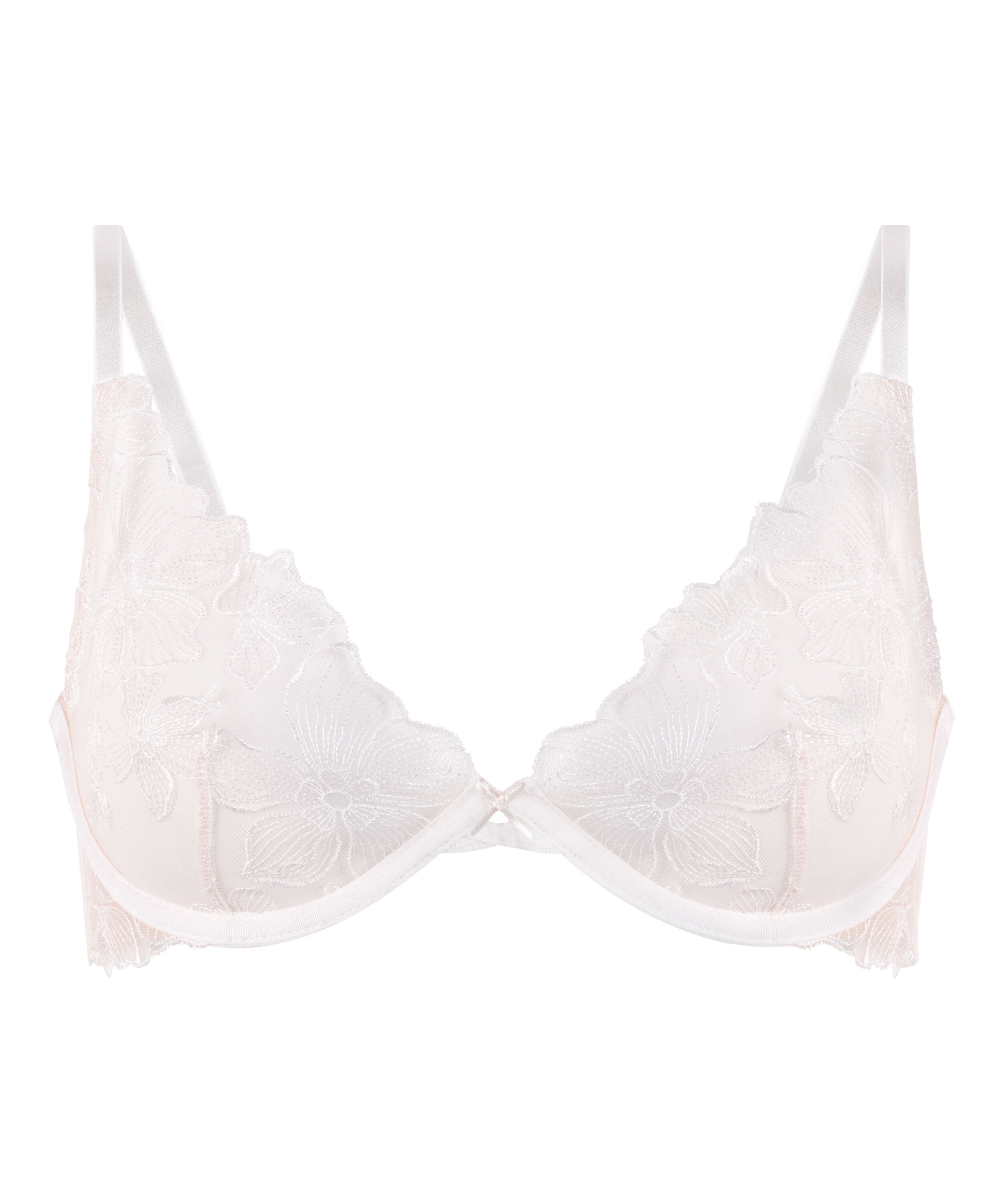 Soutien-gorge &agrave; armatures non-pr&eacute;form&eacute; Lauren, Blanc