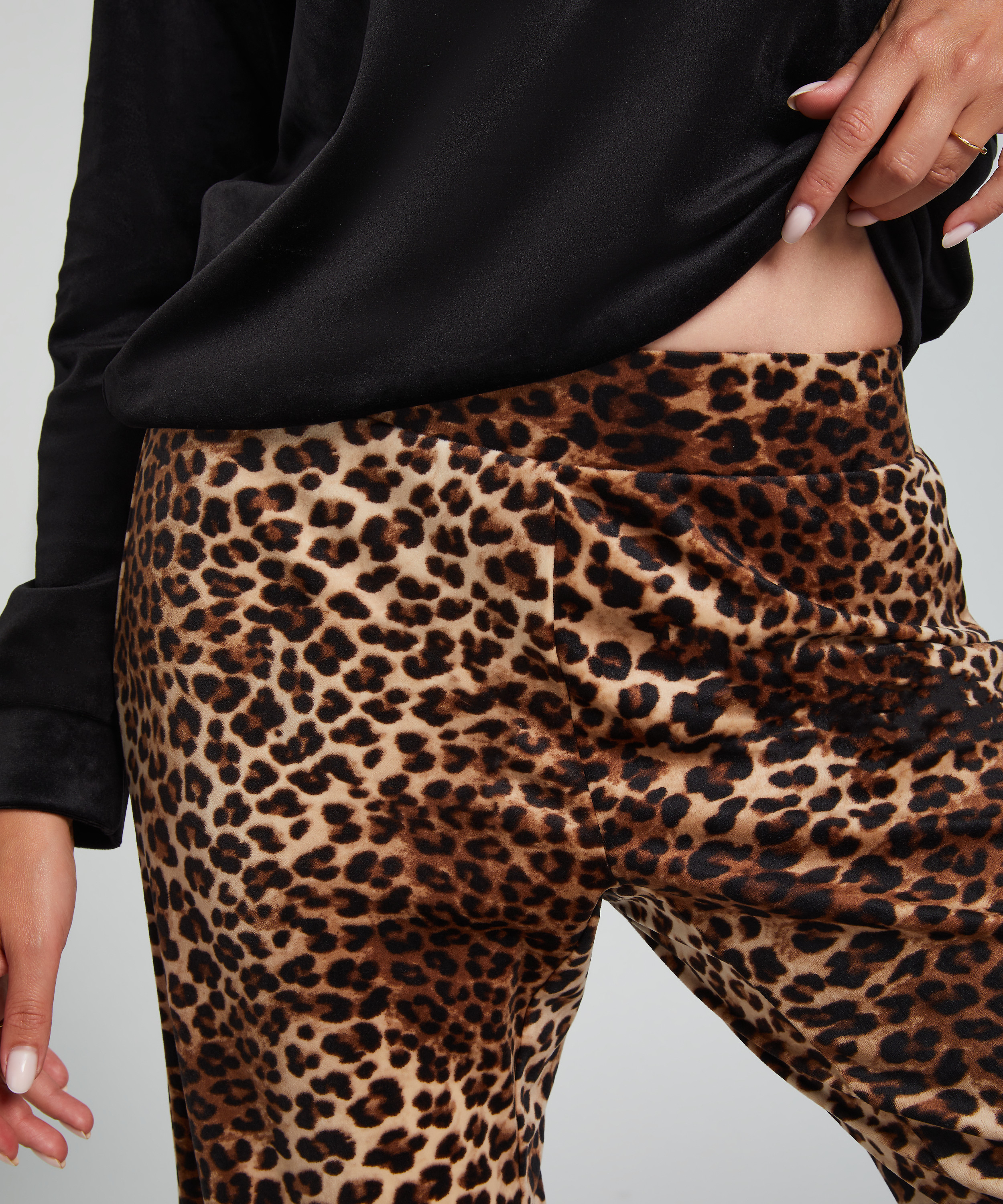 Pyjama avec sac, Beige, main