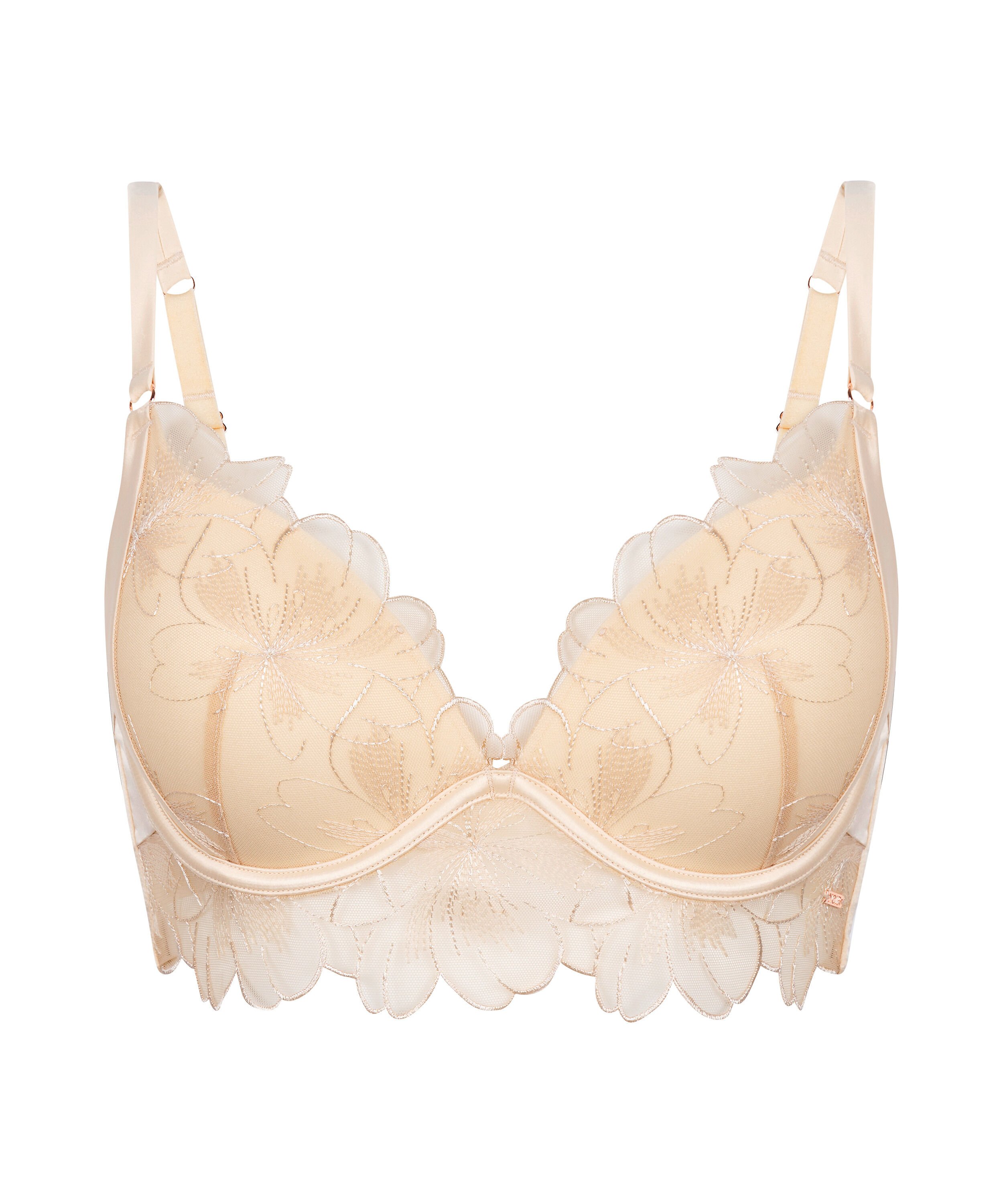 Soutien-gorge &agrave; armatures push-up pr&eacute;form&eacute; Emilia, Jaune