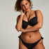 Bas de bikini Rio Luxe, Noir