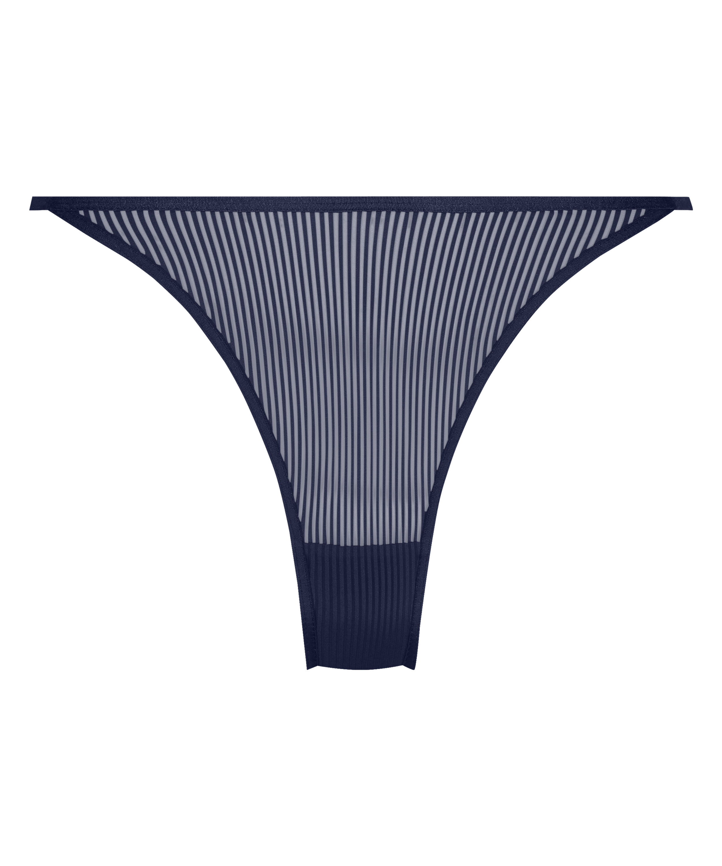 Slip brésilien jambes hautes Kaiden, Bleu, main